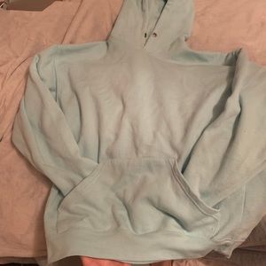 Light blue hoodie
